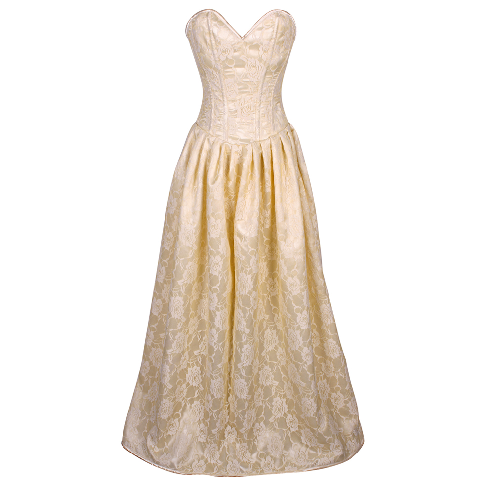 Long-Dress-Ivory – corsetbazaar
